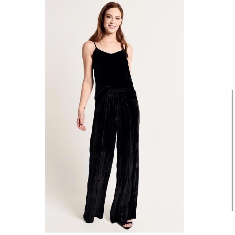 ATM Velvet Cami in Black.
